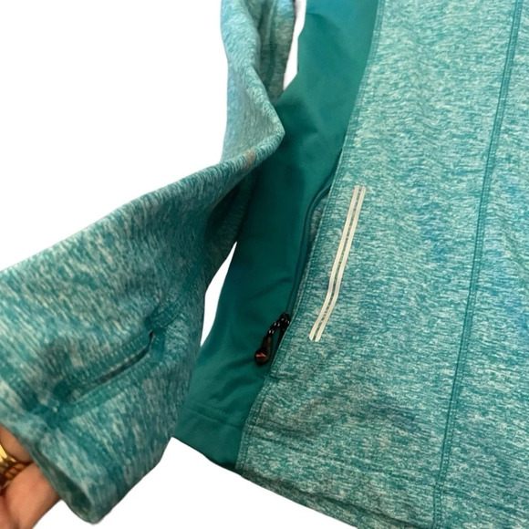 Brooks Equilibrium Technology front zip hooded running jacket size medium - Picture 4 of 7